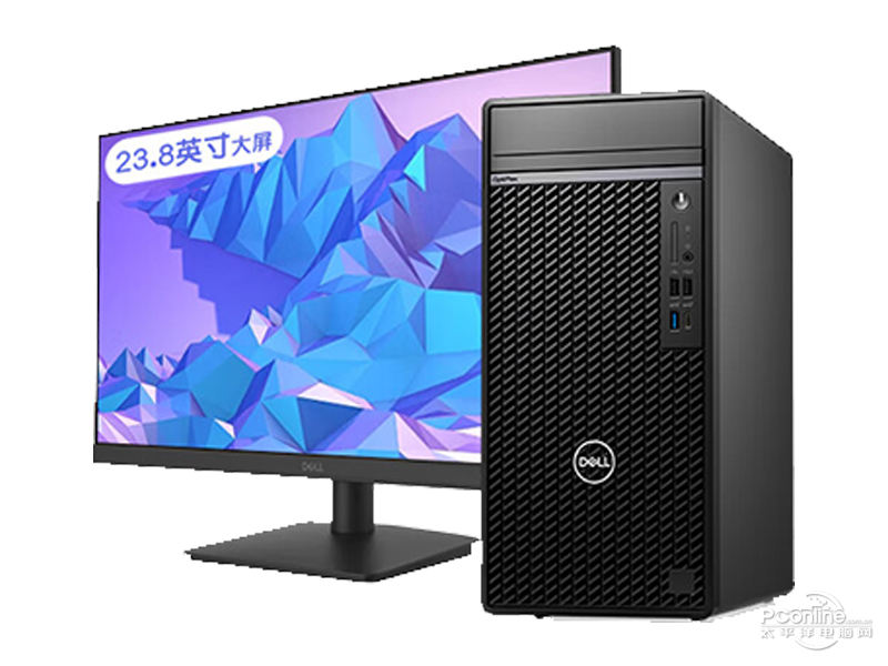 戴尔OptiPlex Tower 7020MT(i5-12500/8GB/256GB/集显/23.8英寸) 整体图