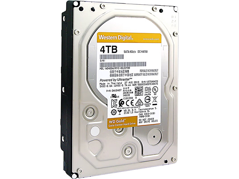 ݽ 4TB 7200ת 256M SATA Ӳ(WD4004FRYZ)ͼ