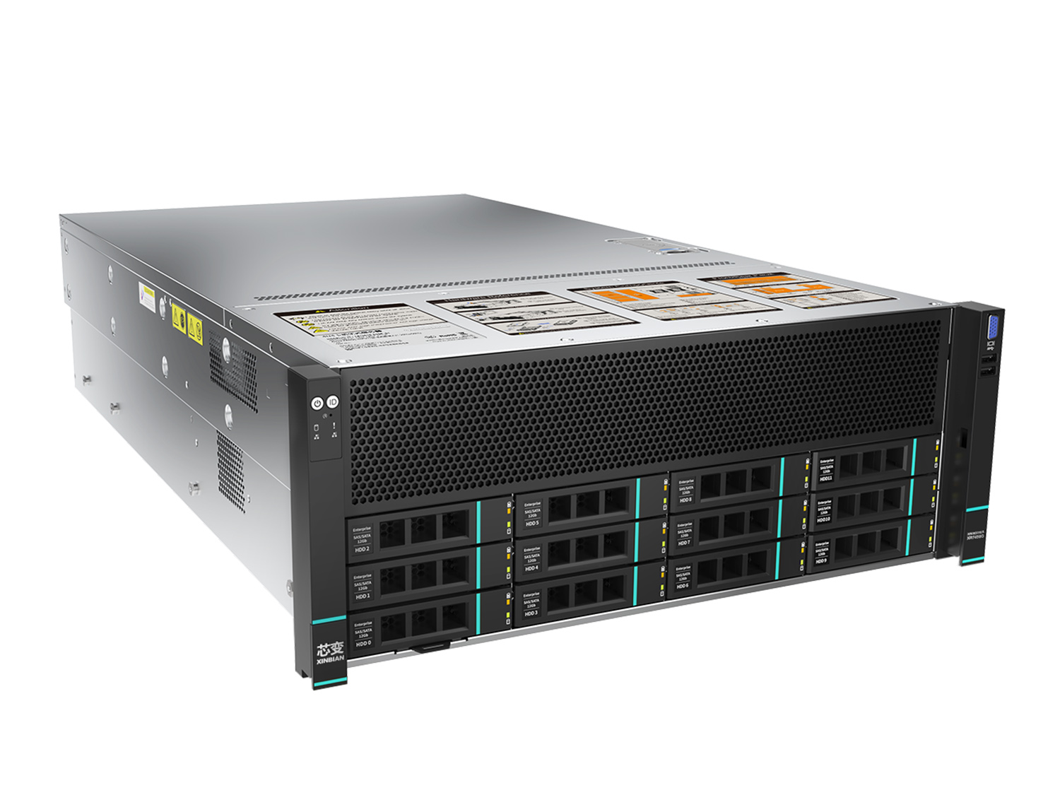 оXinServer XR7450G ѧϰ(Xeon Gold 65302/256GB/960GB2+8TB4/RTX 4090D 24GB4/2600W2)ͼ