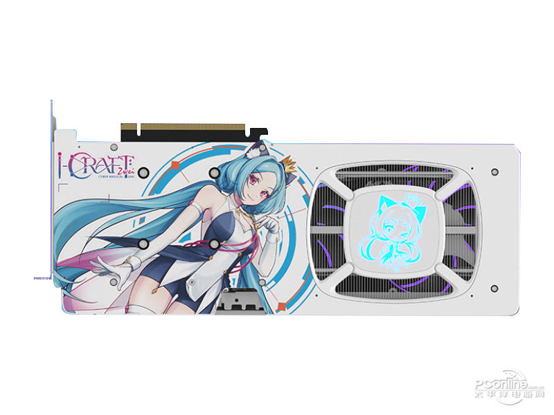 铭瑄GeForce RTX5060 iCraft OC8G AIGA 瑷珈 背面