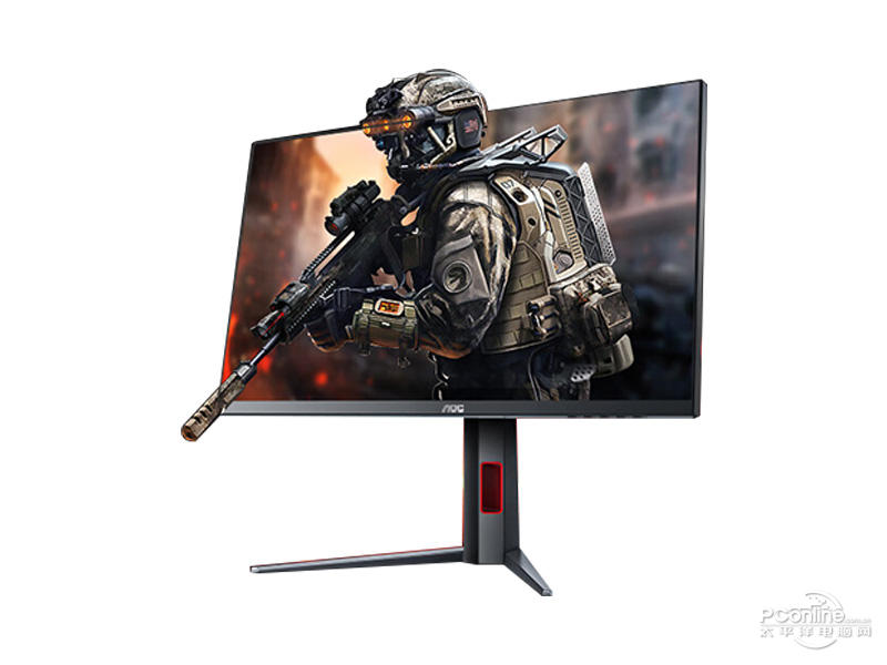 AOC 逐光U27G4XM 45度正面