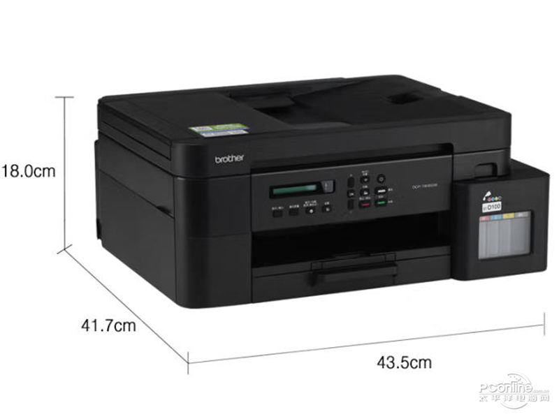 兄弟DCP-T835DW 前视